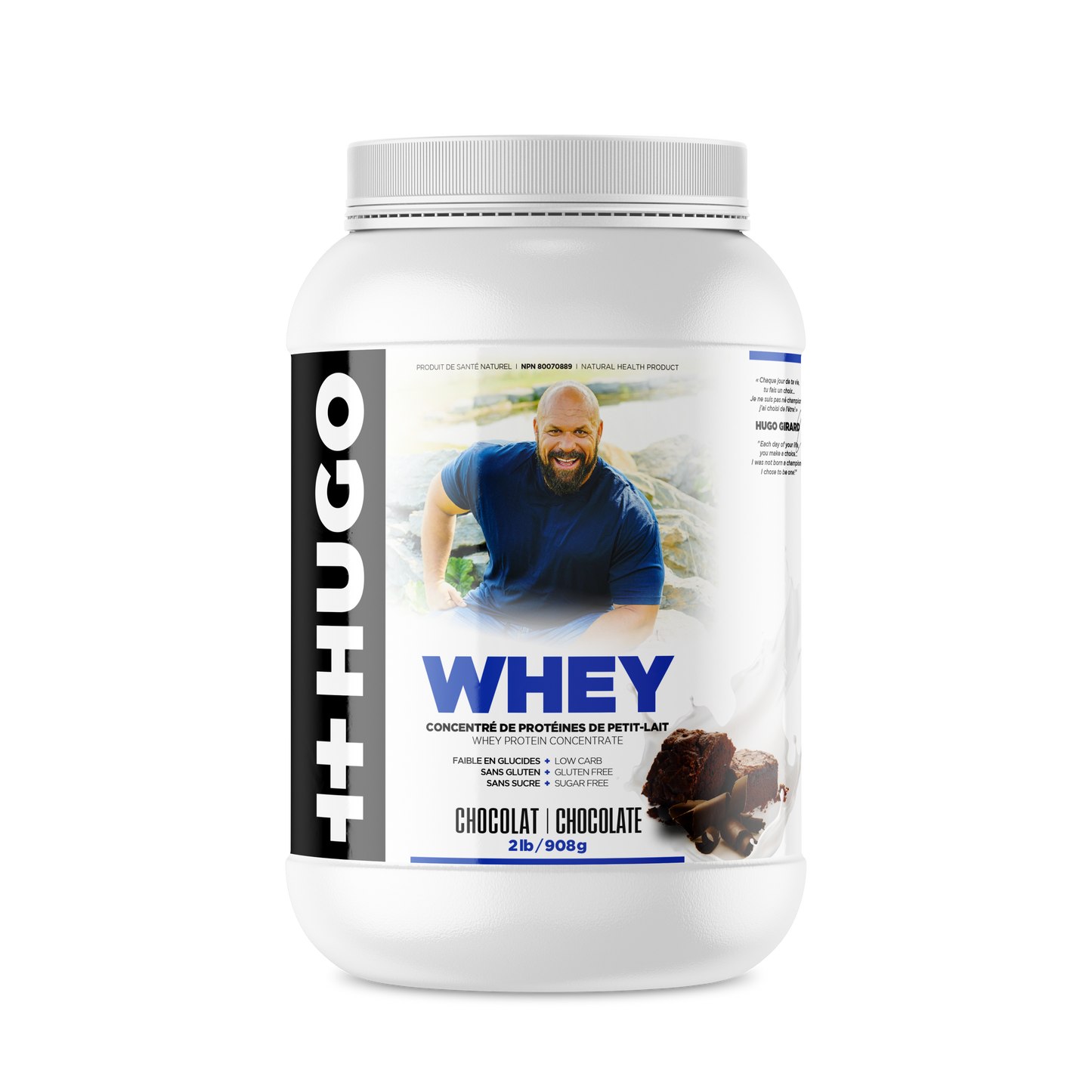 whey en poudre protéines au chocolat