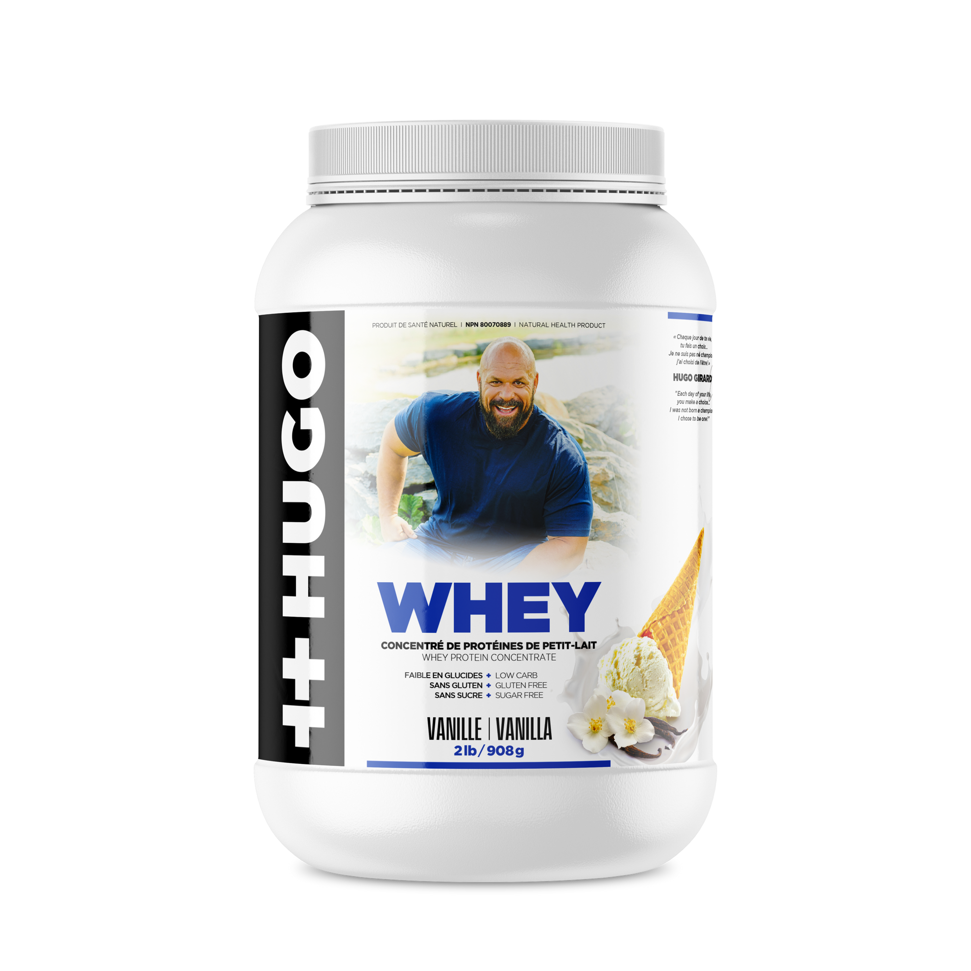 whey en poudre protéines à la vanille