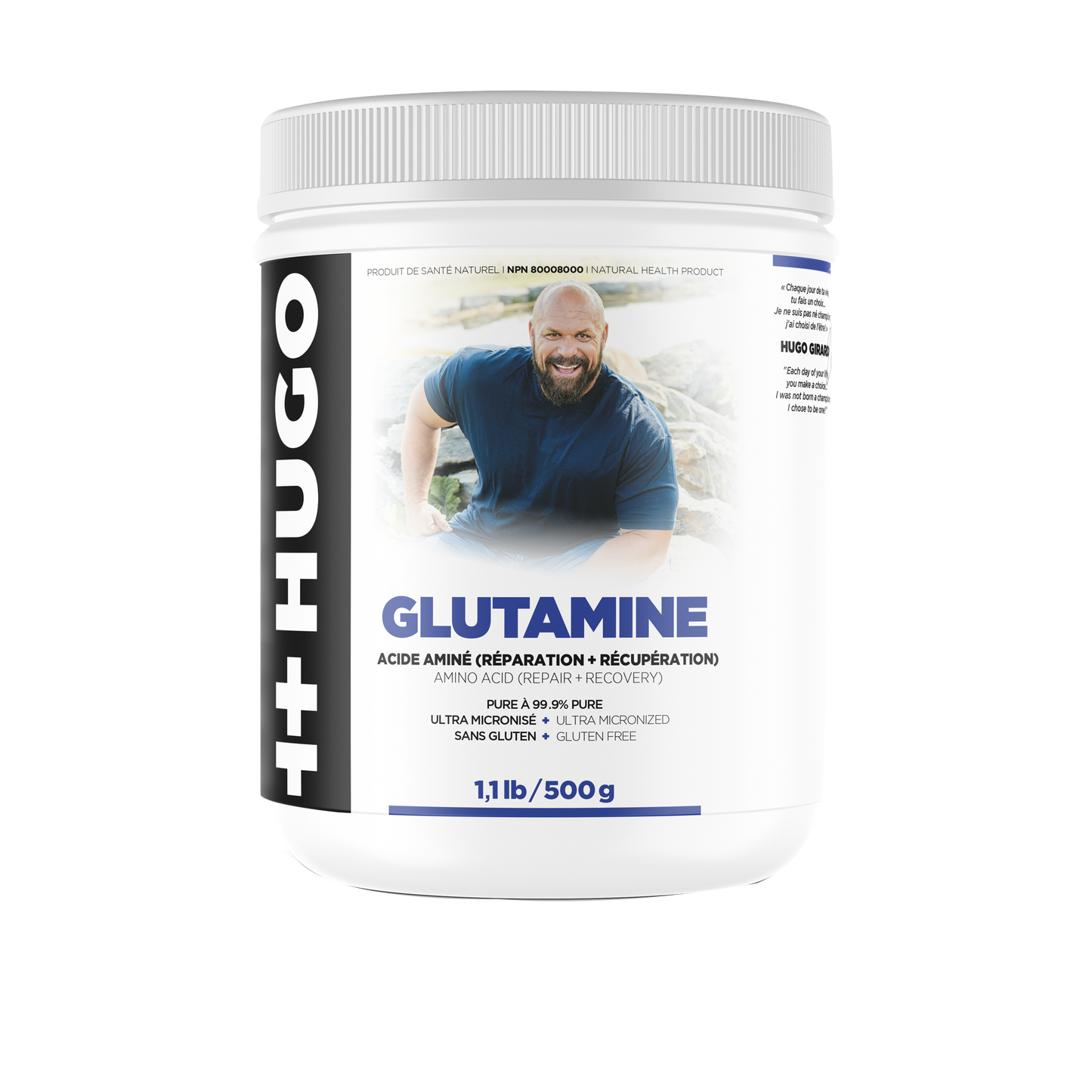 supplément glutamine en poudre