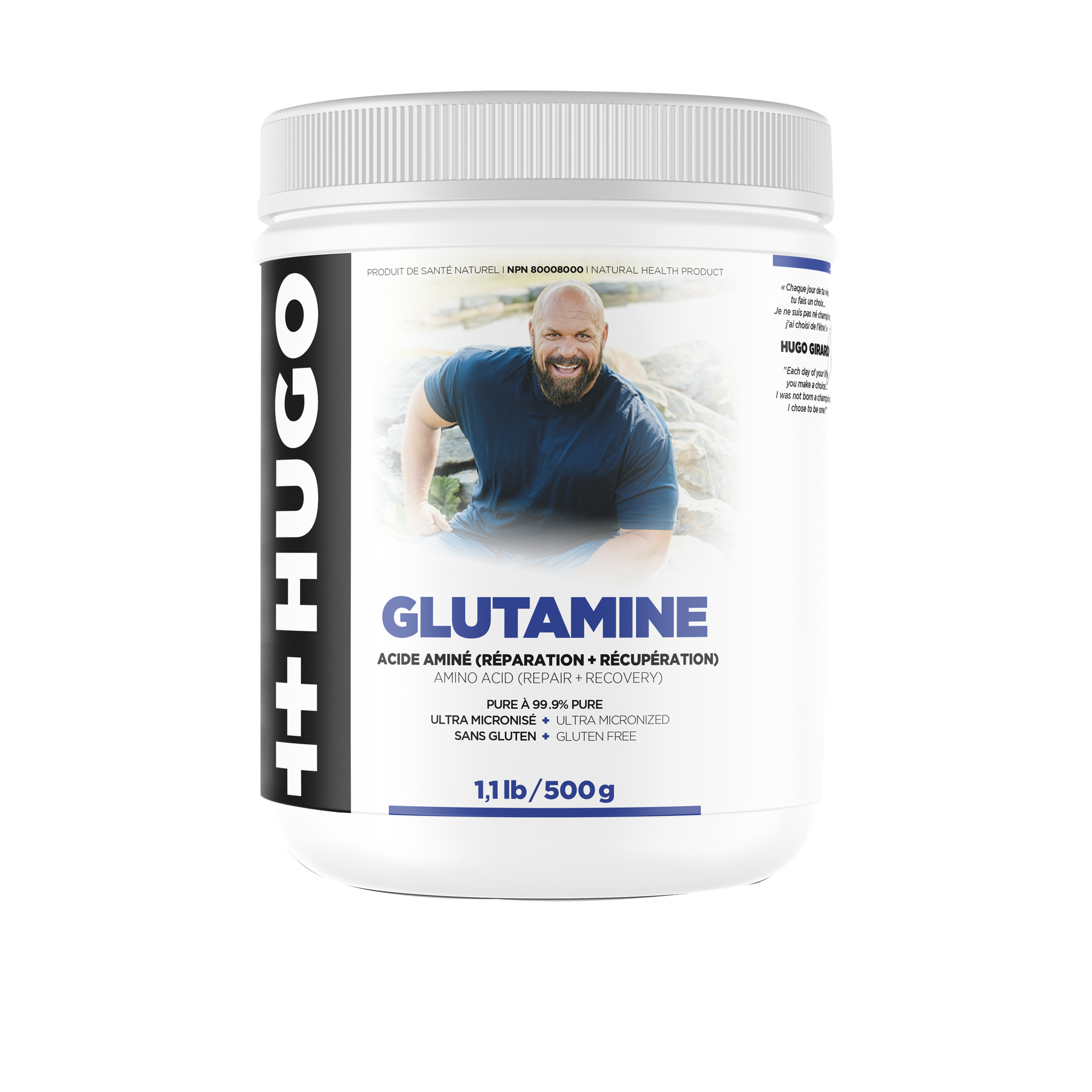 supplément glutamine en poudre